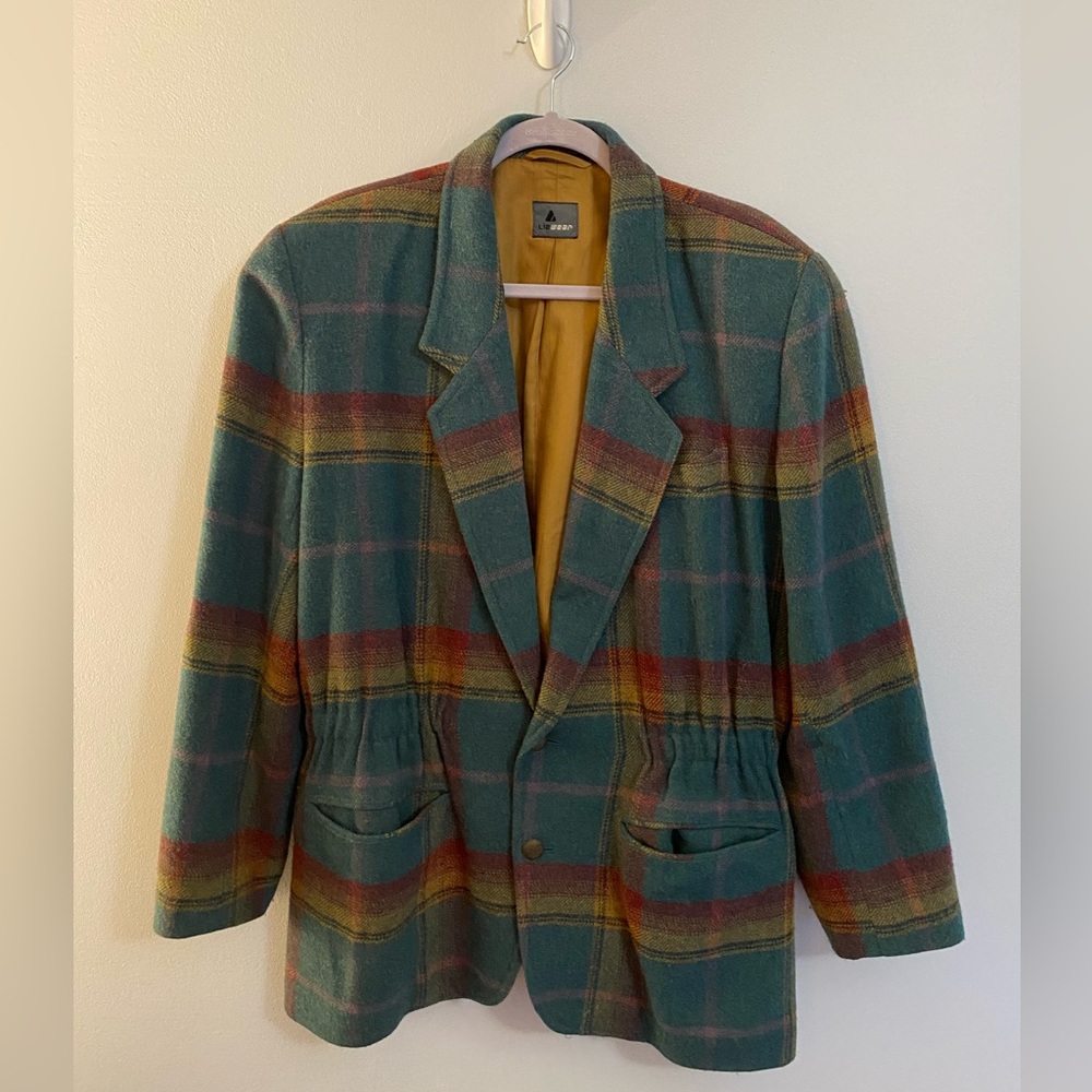 Vintage Wool Liz Claiborne LizWear Coat Blazer Winter Coat